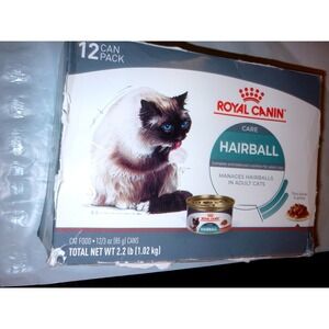 Royal‎ Canin Care Hairball Adult Cat Food Cans 12 Pack 3oz Complete Nutrition